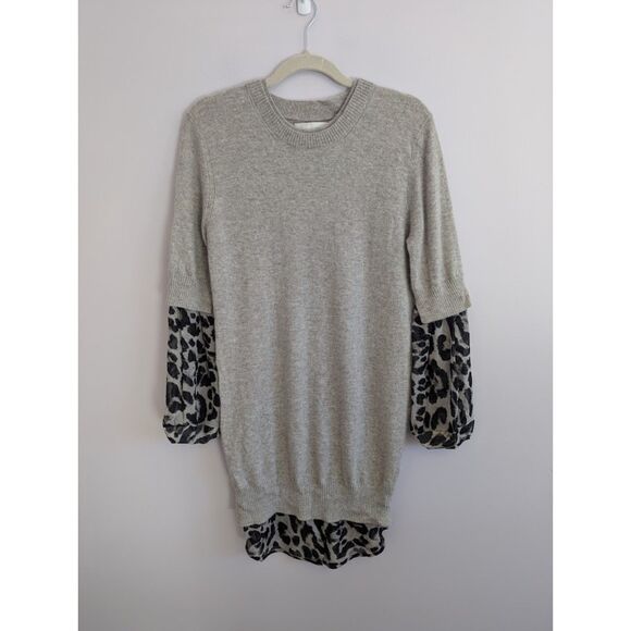 Brochu Walker The Ebella Layered Dress Cashmere Blend size Small Orig. $438 - Picture 4 of 8